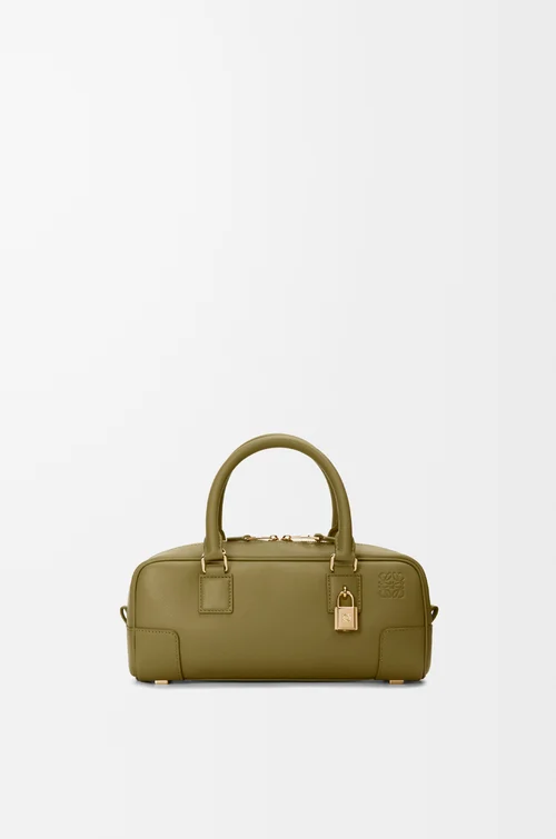 LOEWE 纳帕牛皮革 Amazona Cropped 23 手袋 橄榄绿