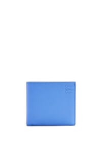 LOEWE Bifold coin wallet in soft grained calfskin Seaside Blue