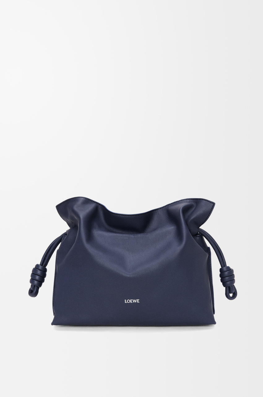 Medium Flamenco clutch in nappa calfskin