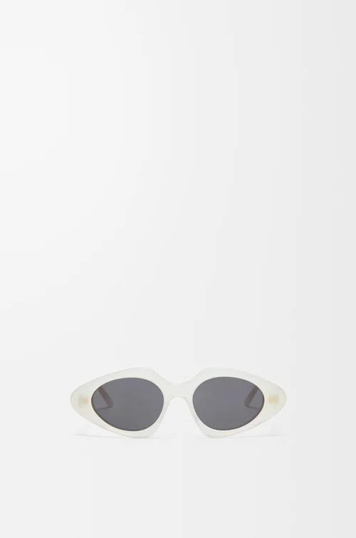 LOEWE Lunettes de soleil Triangle Slim Milky Ivory
