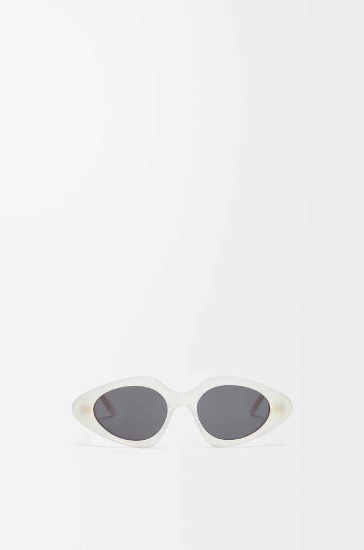 LOEWE Slim Triangle 太阳镜 Milky Ivory