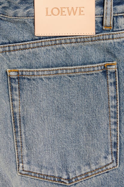 LOEWE Wide leg jeans in denim Washed Denim plp_rd