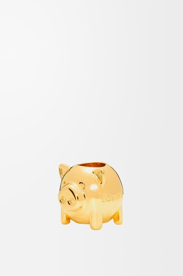 LOEWE Big pig dice Gold