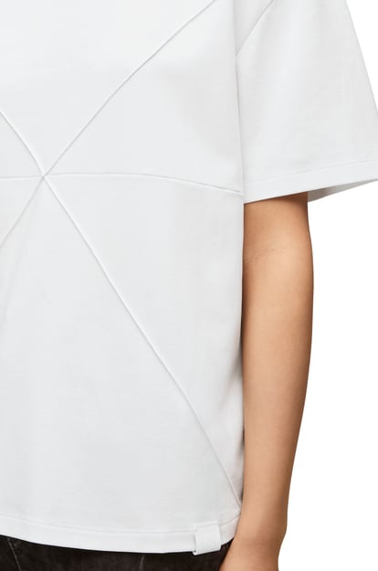 LOEWE Camiseta de corte holgado Puzzle Fold en algodón Blanco plp_rd