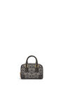 LOEWE アマソナバッグ ナノ (アナグラムジャカード&カーフ) ネイビー/ブラック