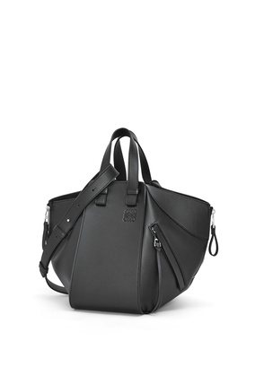 LOEWE Small Hammock bag in classic calfskin Black plp_rd