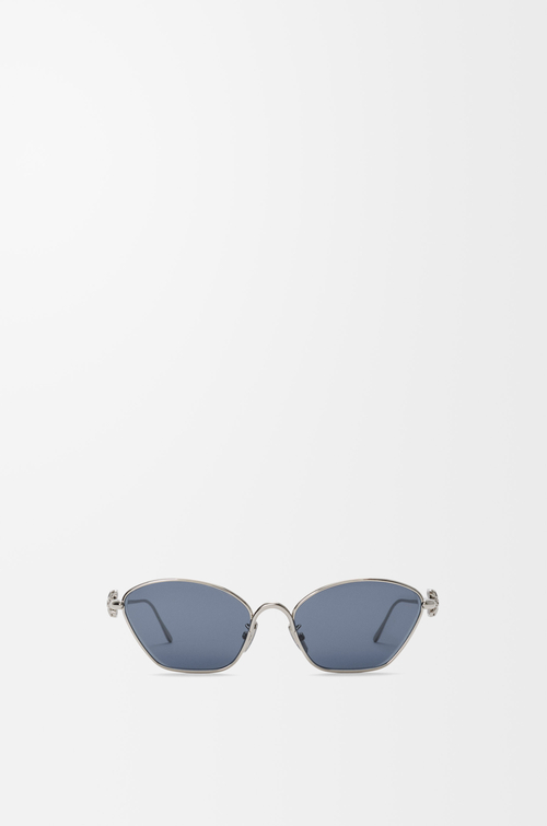 LOEWE Anagram Bombé Hexagon sunglasses Denim Blue