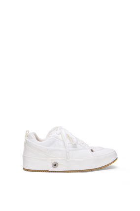 LOEWE Deconstructed sneaker in denim Soft White