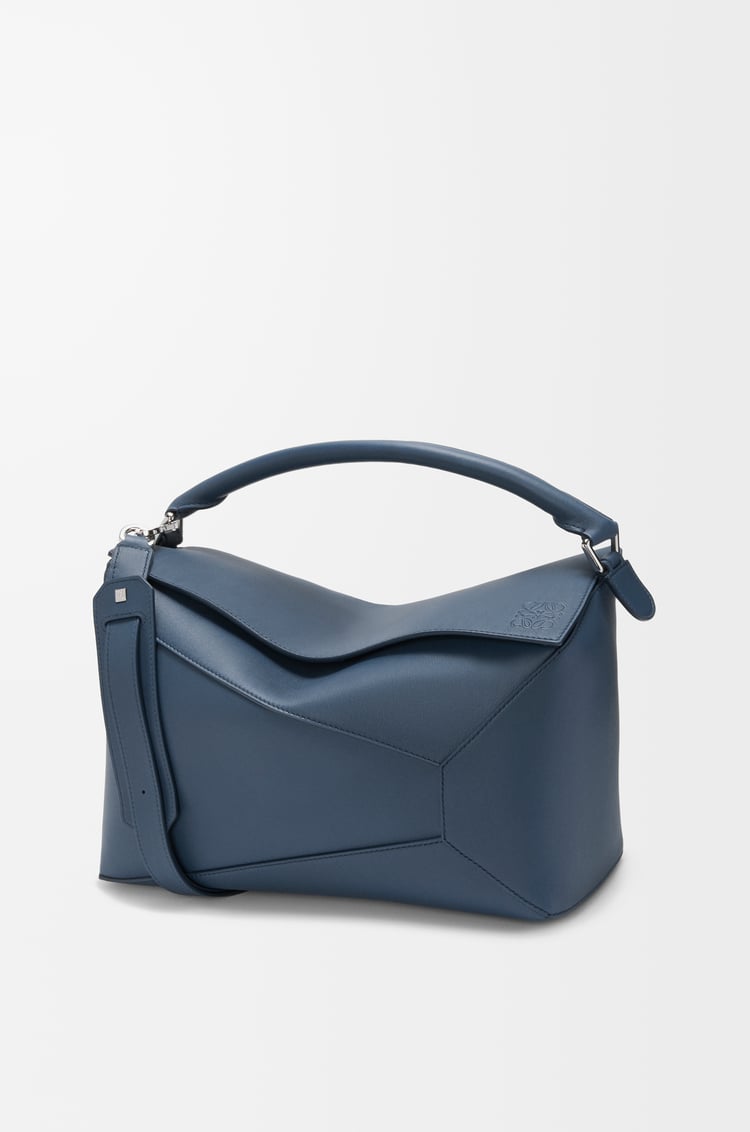 LOEWE Bolso Puzzle grande en piel de ternera Tinte Índigo