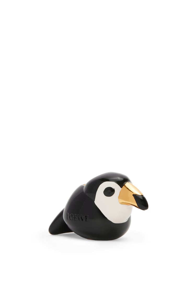 LOEWE Dado Tucan en latón Negro/Dorado