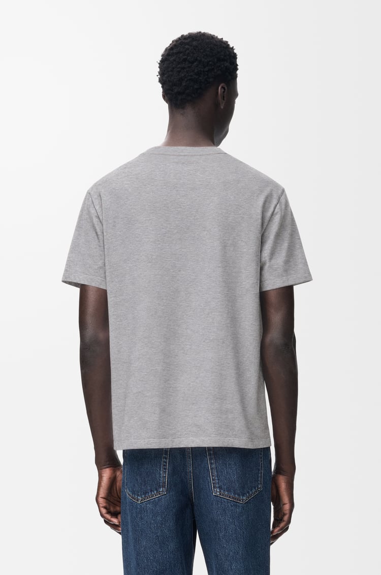 LOEWE T-shirt in cotone vestibilità rilassata Grigio Melange