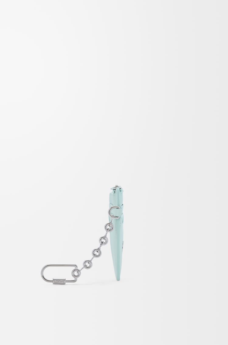 LOEWE 애너그램 스퀘어 코인 카드홀더 - 페블 그레인 카프스킨 프로즌