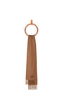LOEWE Anagram scarf in cashmere Camel