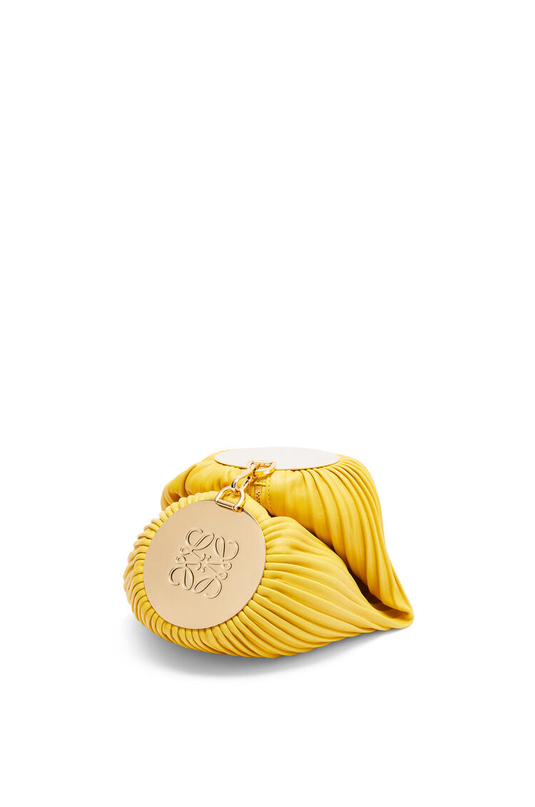 ブレスレット ポーチ プリーツナパ イエロー Loewe