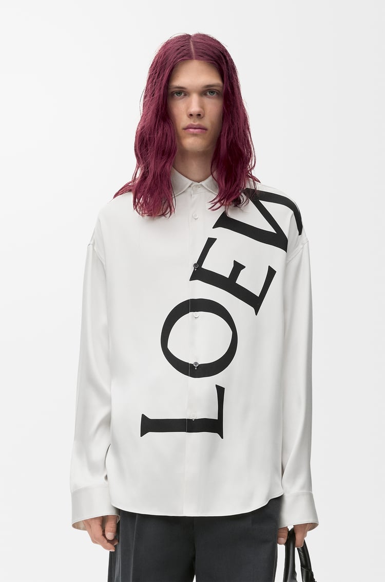 LOEWE Shirt in silk White