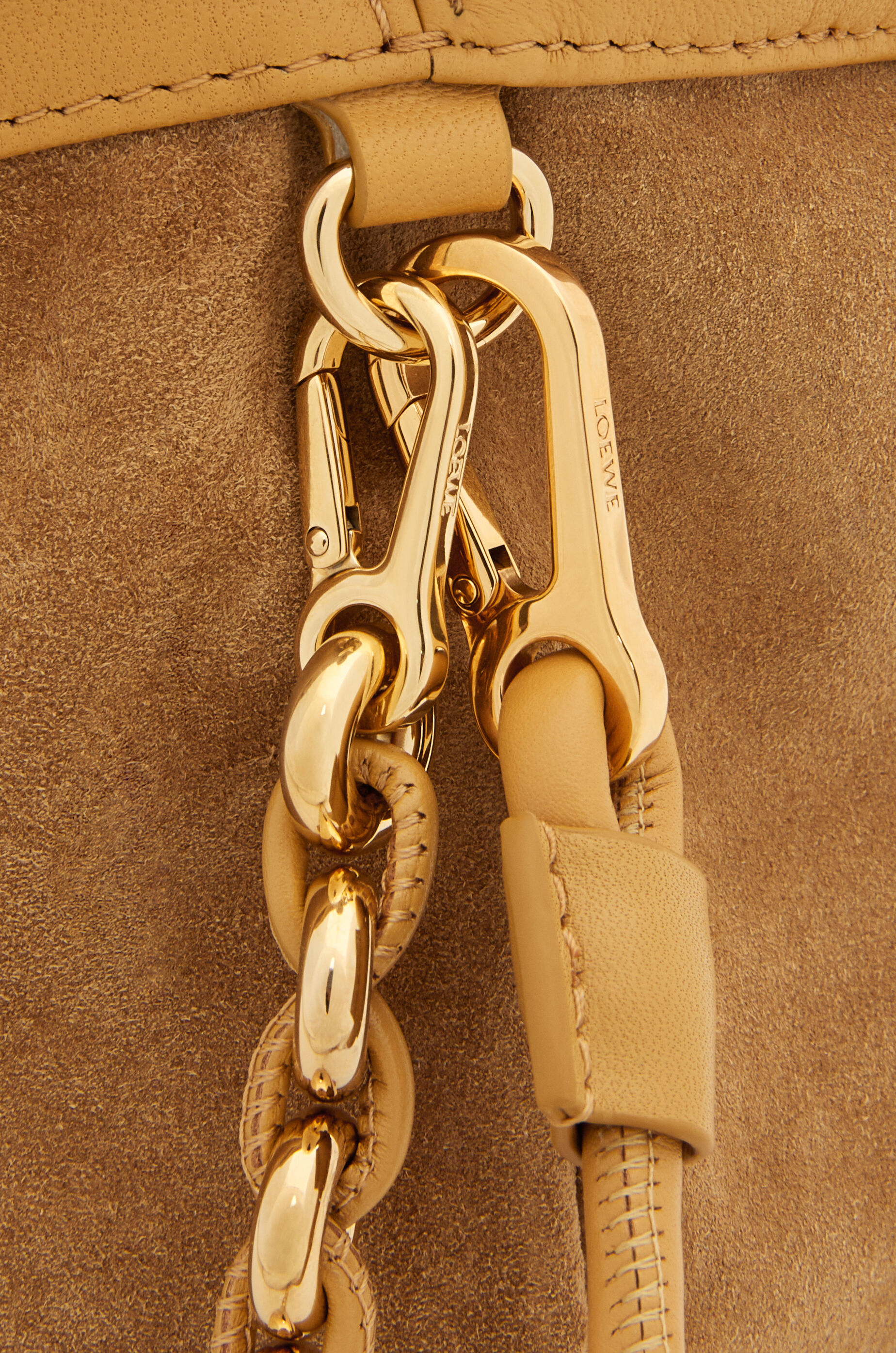 LOE MINI 18 FLAMENCO PURSE IN WARM DESERT NAPPA LAMBSKIN
