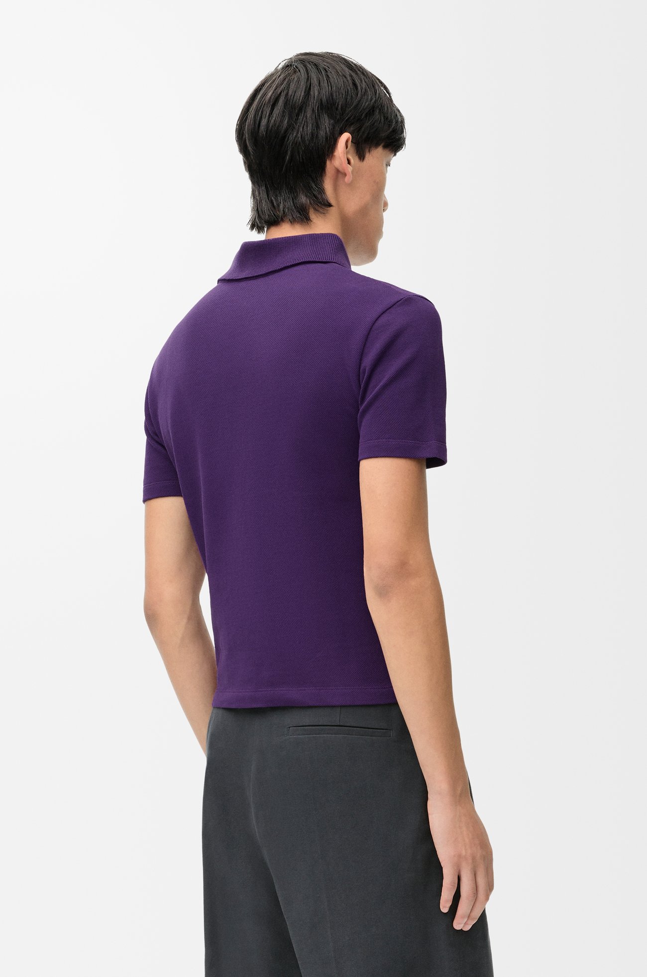 LOEWE Polo in cotton Purple