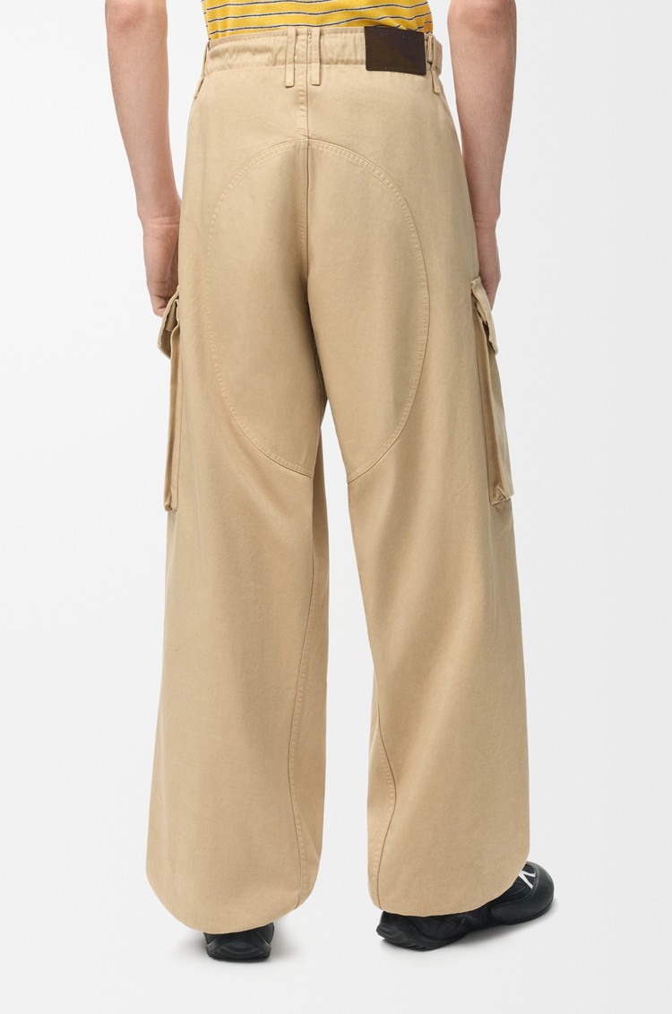 LOEWE Cargo trousers in cotton Beige