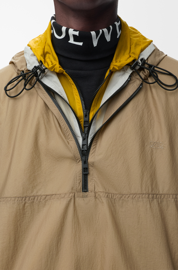 LOEWE Anorak en tissu technique Beige