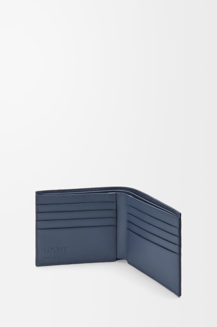 LOEWE Cartera Puzzle con dos pliegues en piel de ternera Tinte Índigo