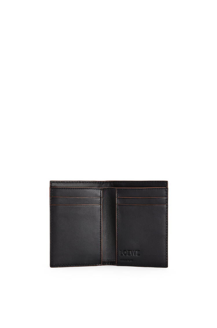 LOEWE Puzzle stitches bifold card wallet in smooth calfskin Black pdp_rd