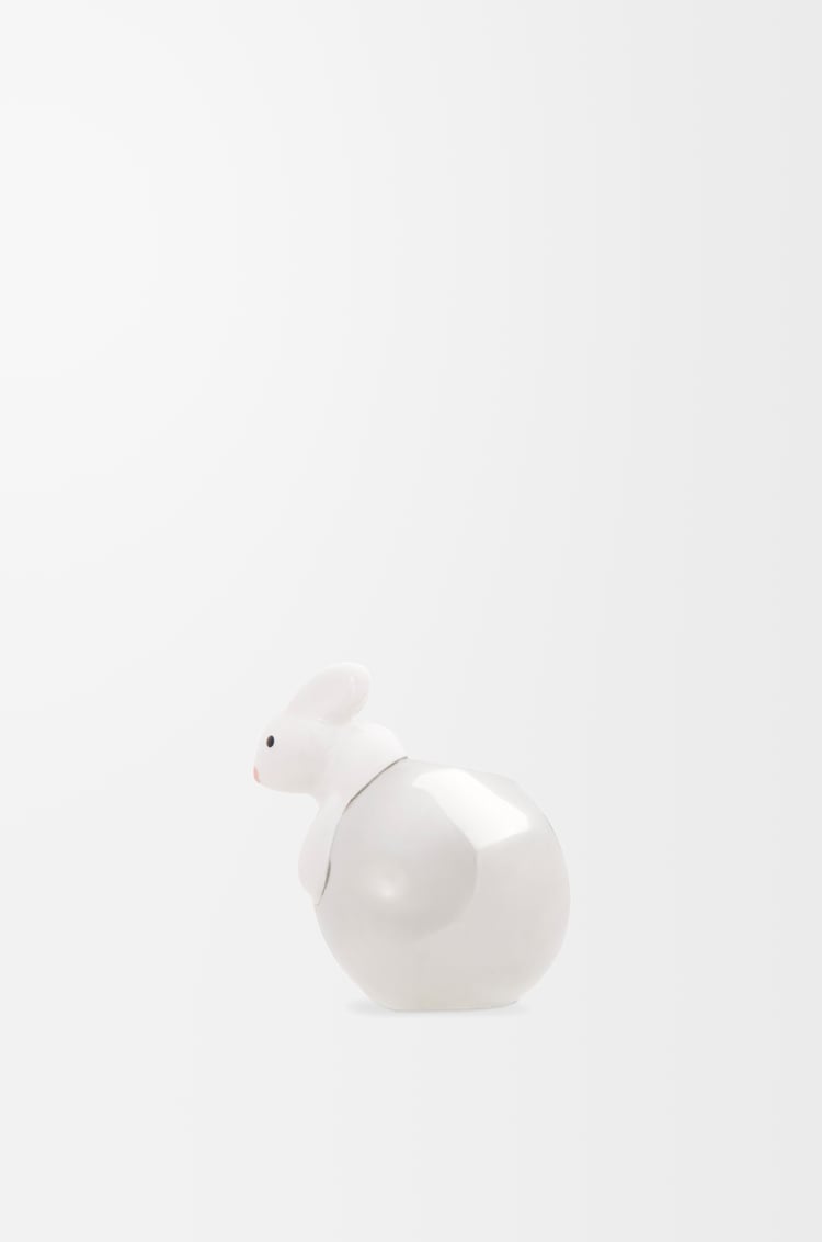 LOEWE Charm Bunny on the Moon Argent