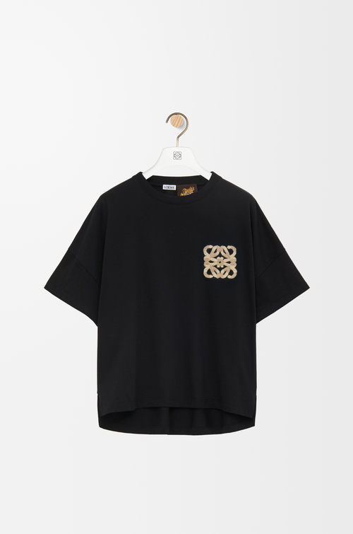 ボクシーフィット Tシャツ（コットン） ブラック - LOEWE 