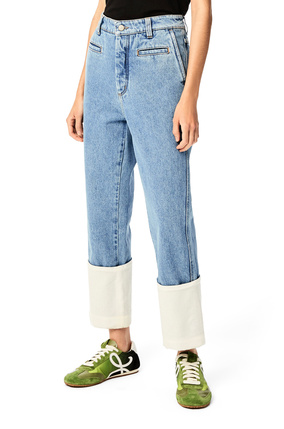 LOEWE Fisherman stonewash jeans in cotton Indigo plp_rd
