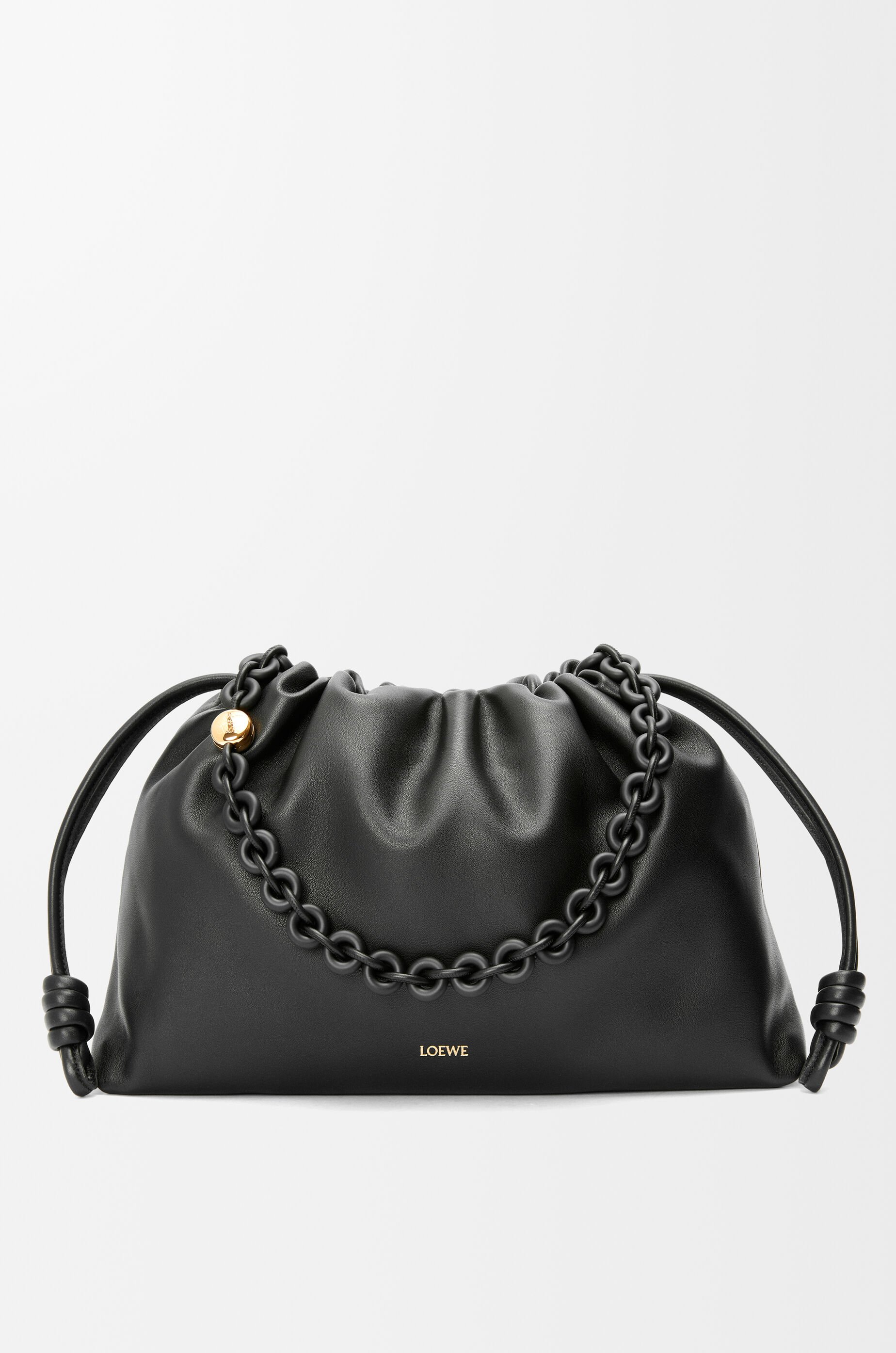 フラメンコパース ラージ（メローナパラム） ブラック - LOEWE