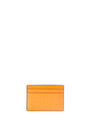 LOEWE Repeat plain cardholder in embossed silk calfskin Mandarin