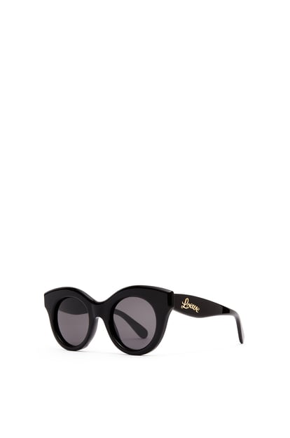 LOEWE Gafas de sol Tarsier en acetato Negro plp_rd