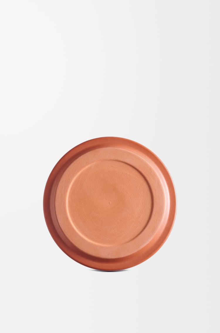 LOEWE Large candle lid Terracotta