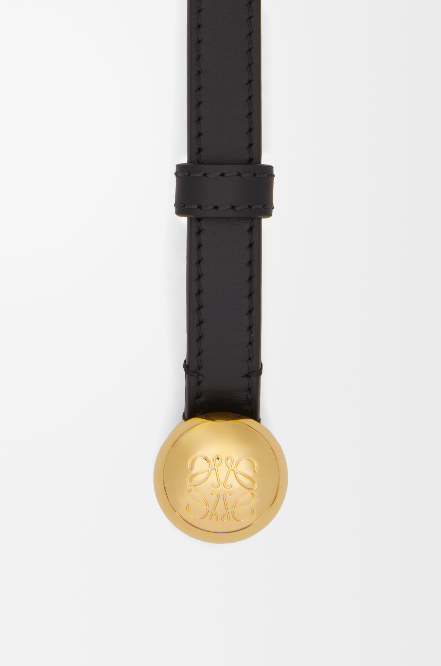 ぺブル ベルト(スムースカーフ) ブラック - LOEWE ぺブル ベルト(スムースカーフ) ブラック - LOEWE