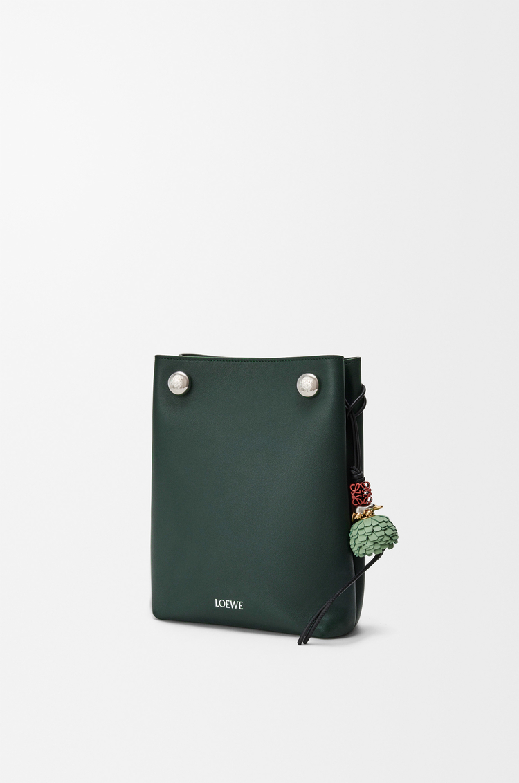 LOEWE Dado Flower en piel de ternera clásica Verde Menta