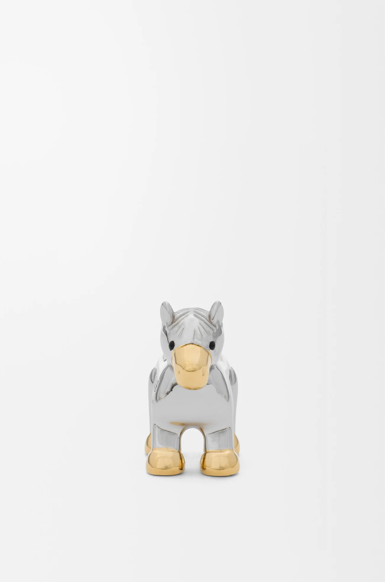 LOEWE Pferde-Würfel Silber/Gold