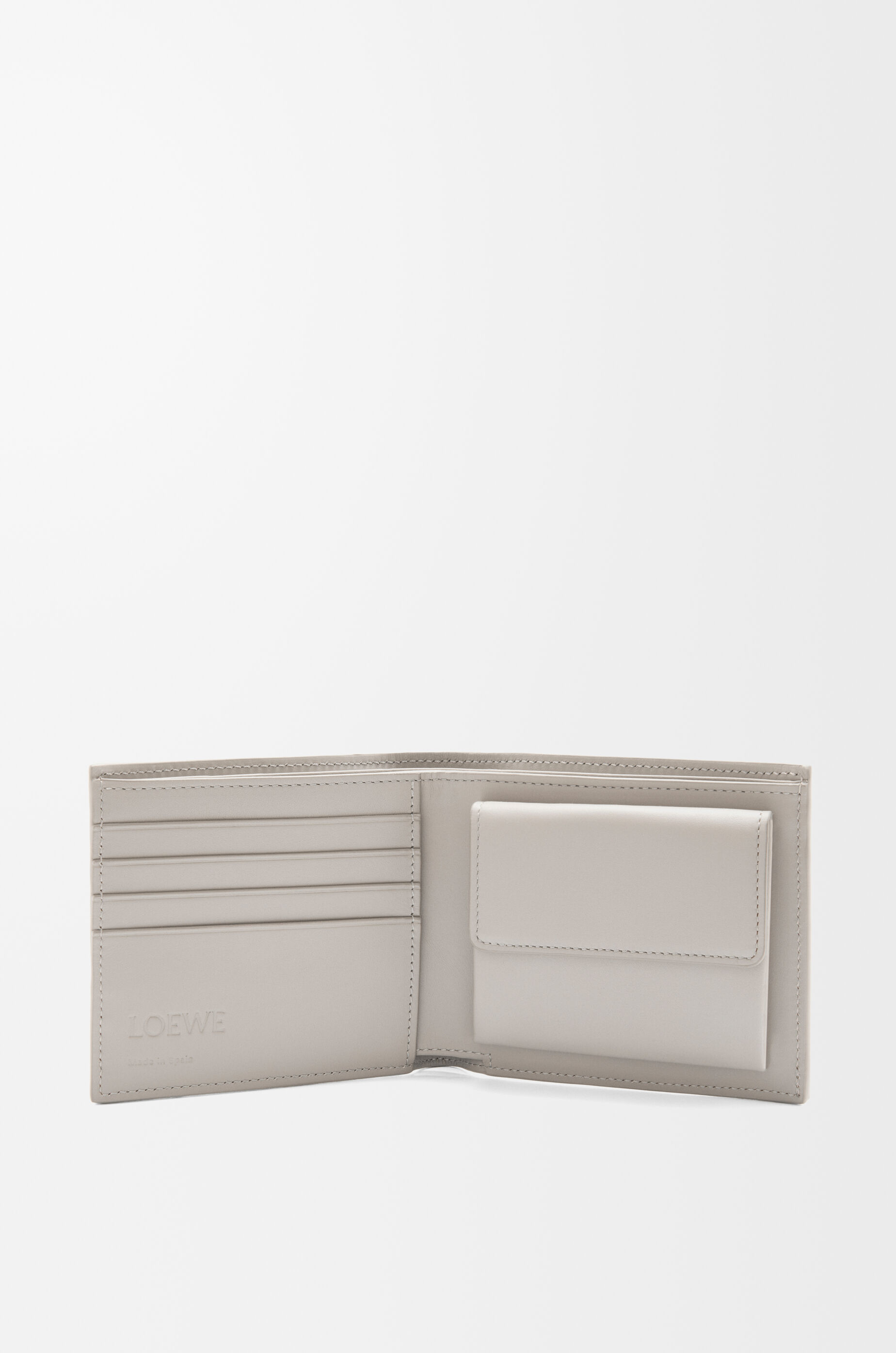 LOEWE バイフォールド コインウォレット グレー