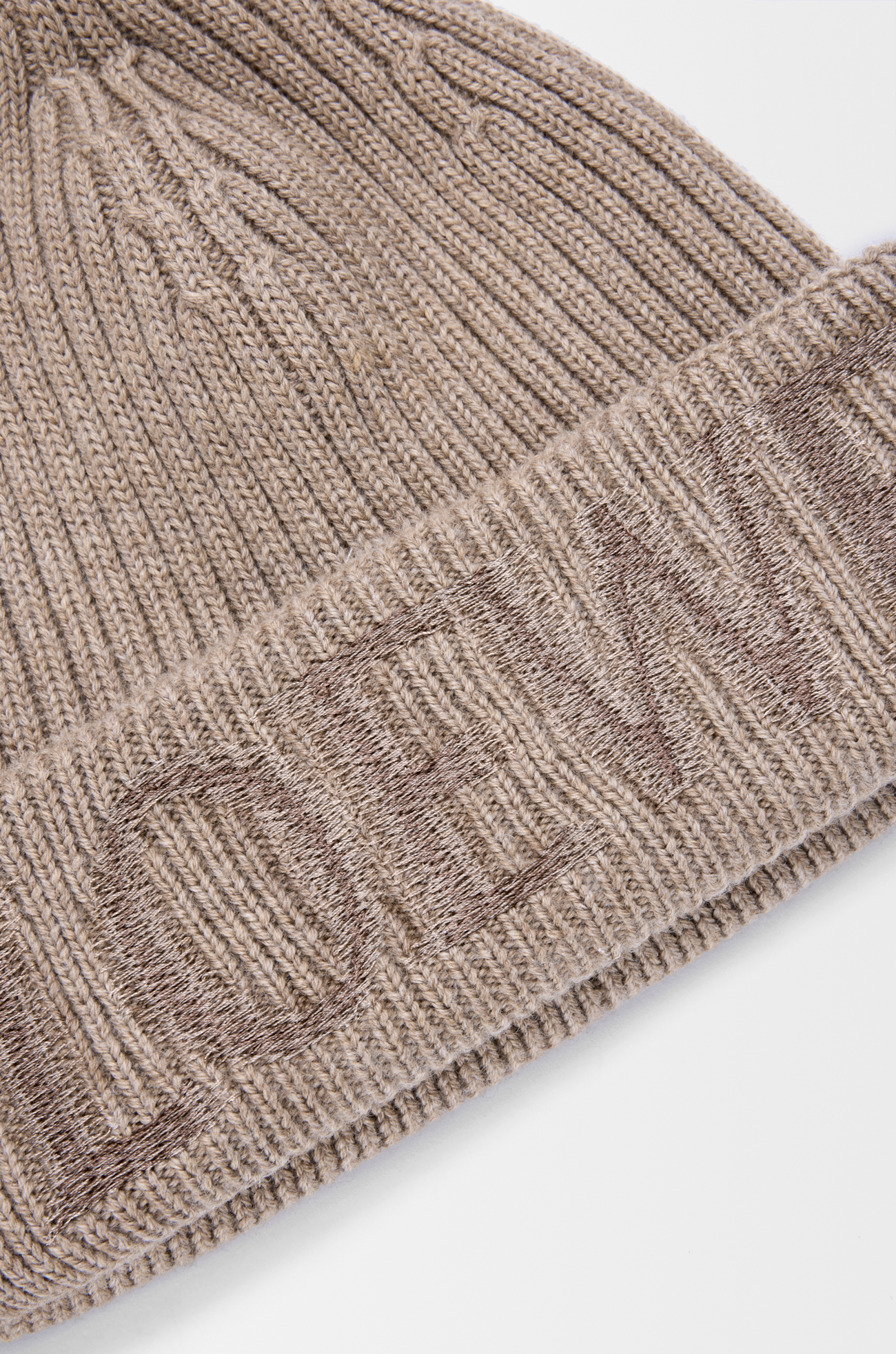 LOEWE LOEWE beanie in wool Dark Beige