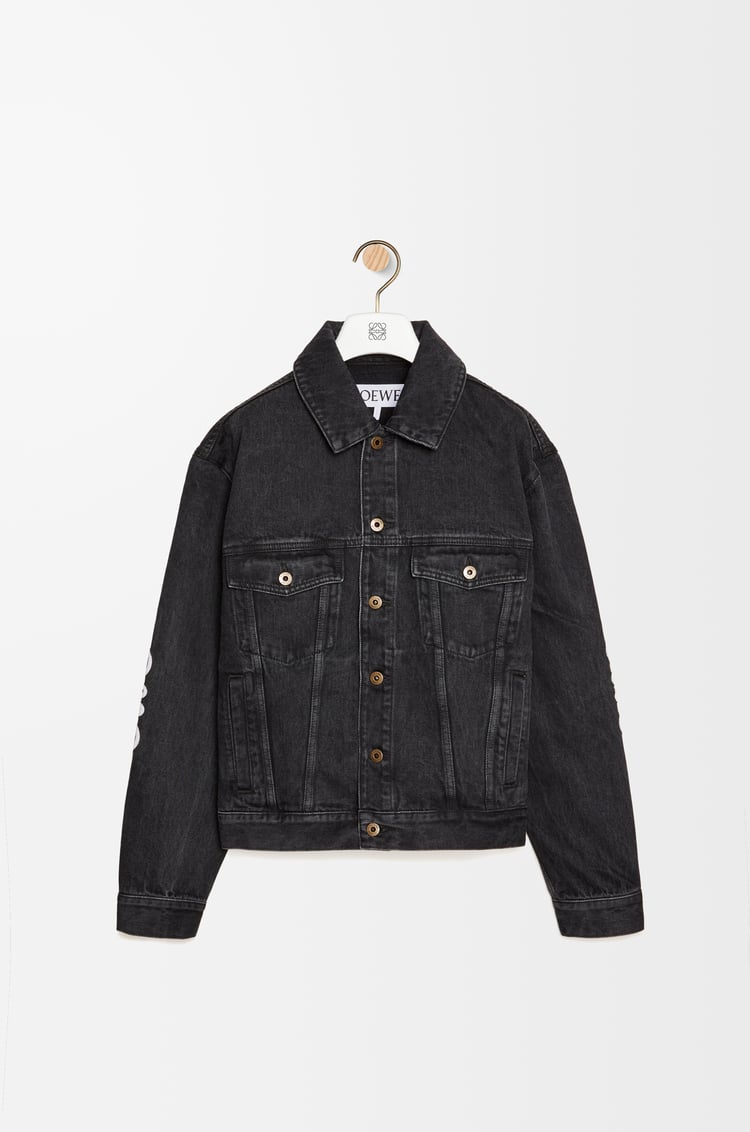 LOEWE Anagram jacket in denim Black