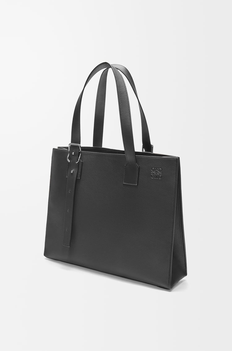 LOEWE Bolso Buckle Horizontal tote en piel de ternera Marrón