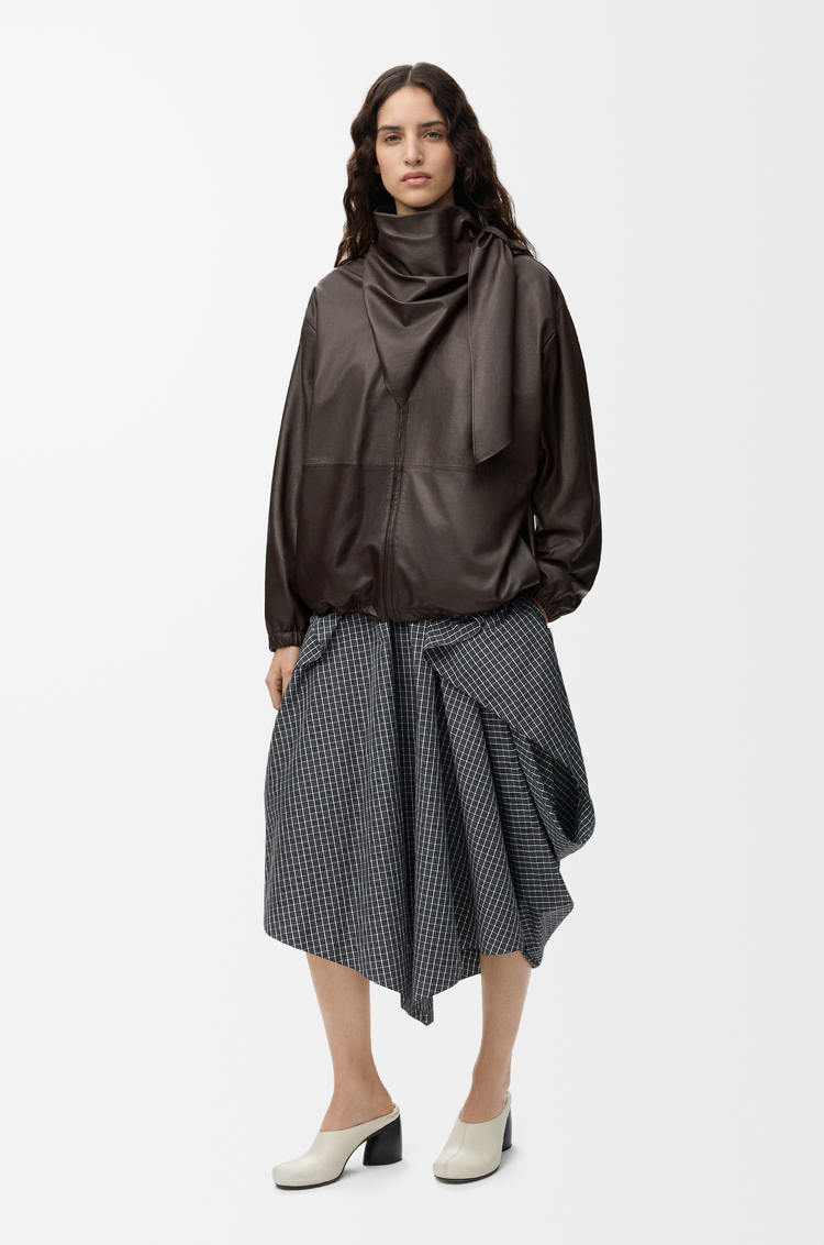 LOEWE スカーフ ジャケット（ナパカーフ） ダークブラウン