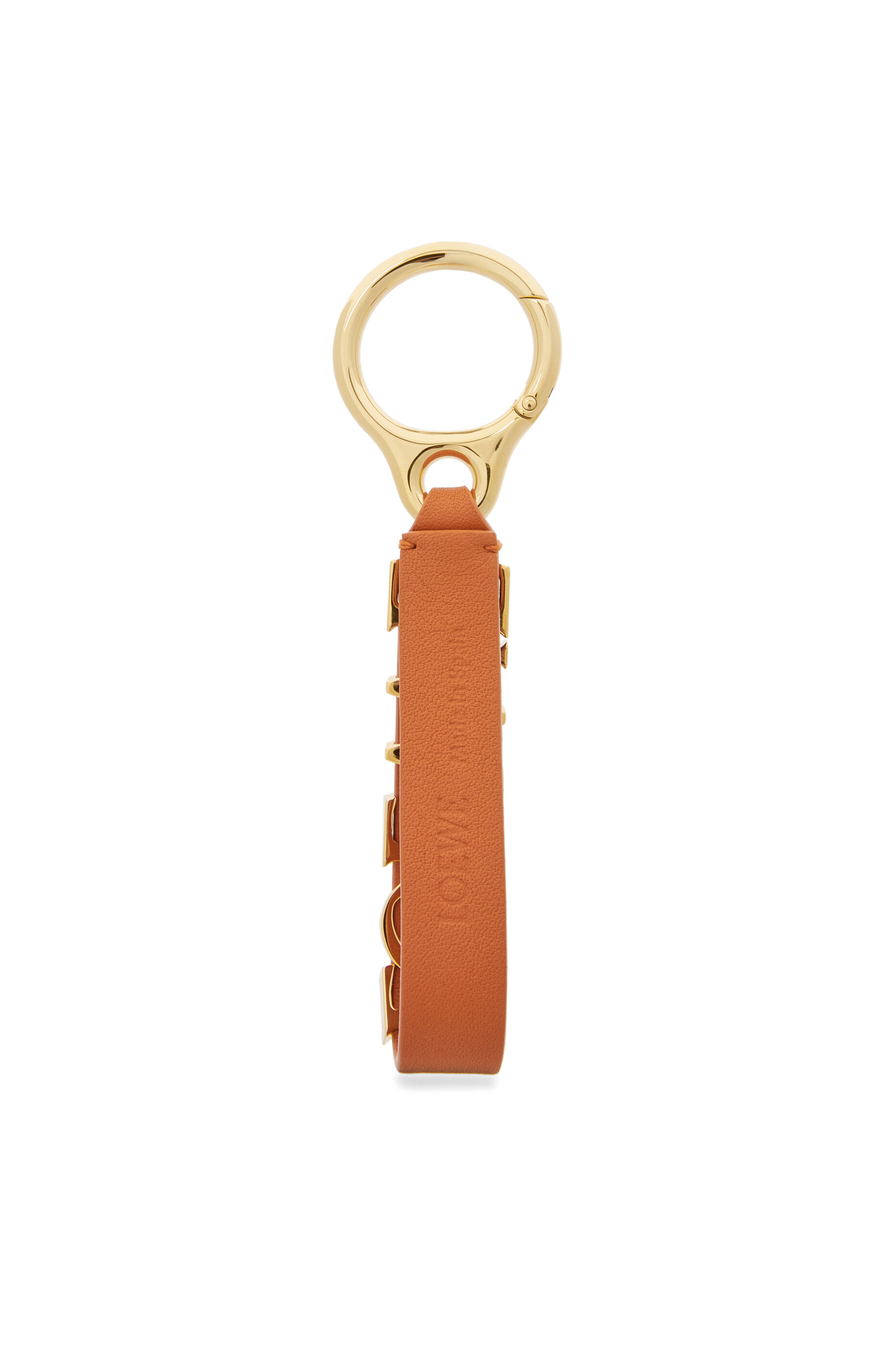 LOEWE Bold charm in classic calfskin Maple Orange Gold LOEWE