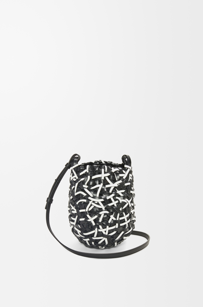 Small Nest Basket bag in calfskin