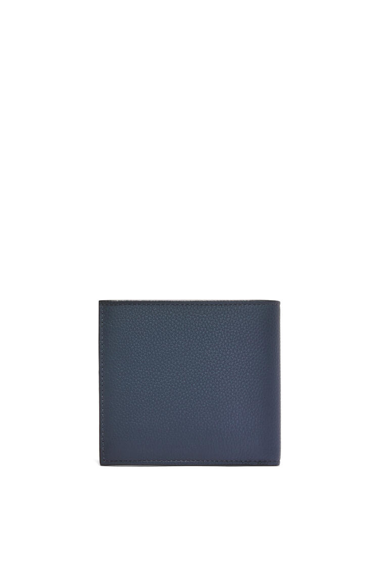 LOEWE Bifold coin wallet in soft grained calfskin Onyx Blue