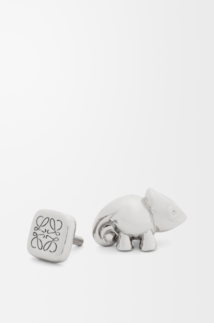 LOEWE Pin Chameleon en latón Paladio
