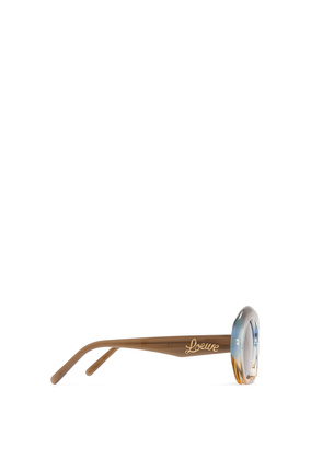 LOEWE Gafas de sol Halfmoon en acetato Gris Degradado/Azul Palido plp_rd