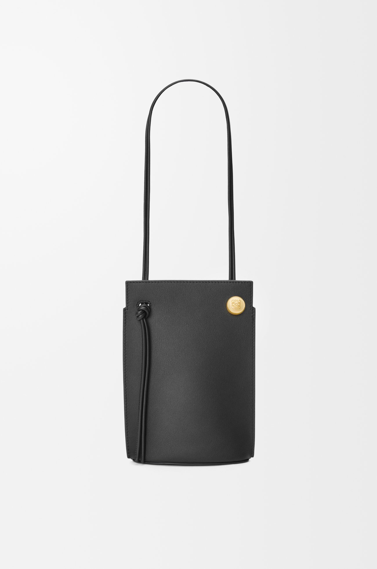 LOEWE Pebble Dice pocket in classic calfskin Black