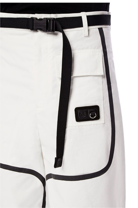 LOEWE Trek trousers in cotton Soft White/Black plp_rd