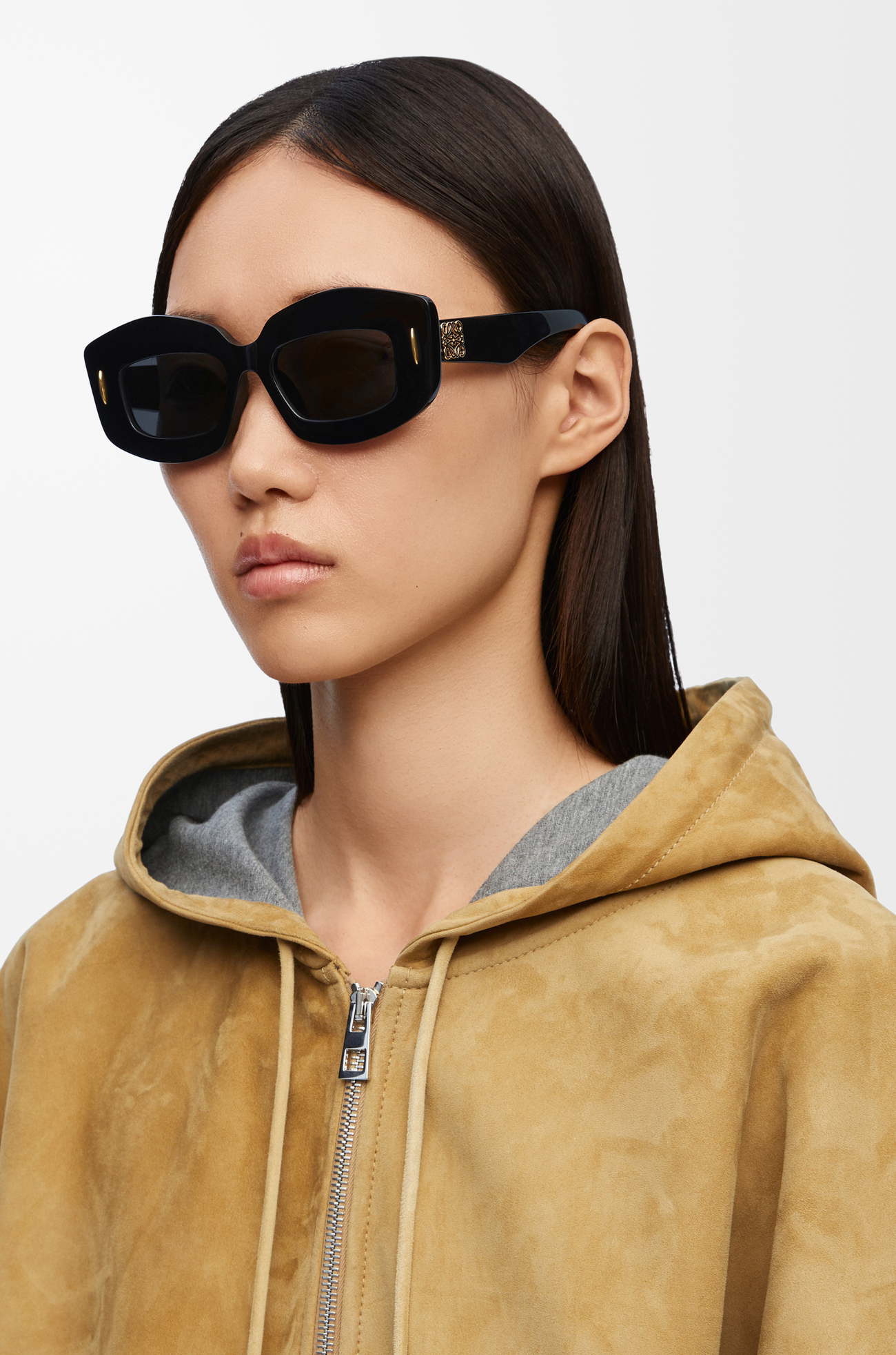 LOEWE 醋酸纤维 Screen 太阳镜 黑色