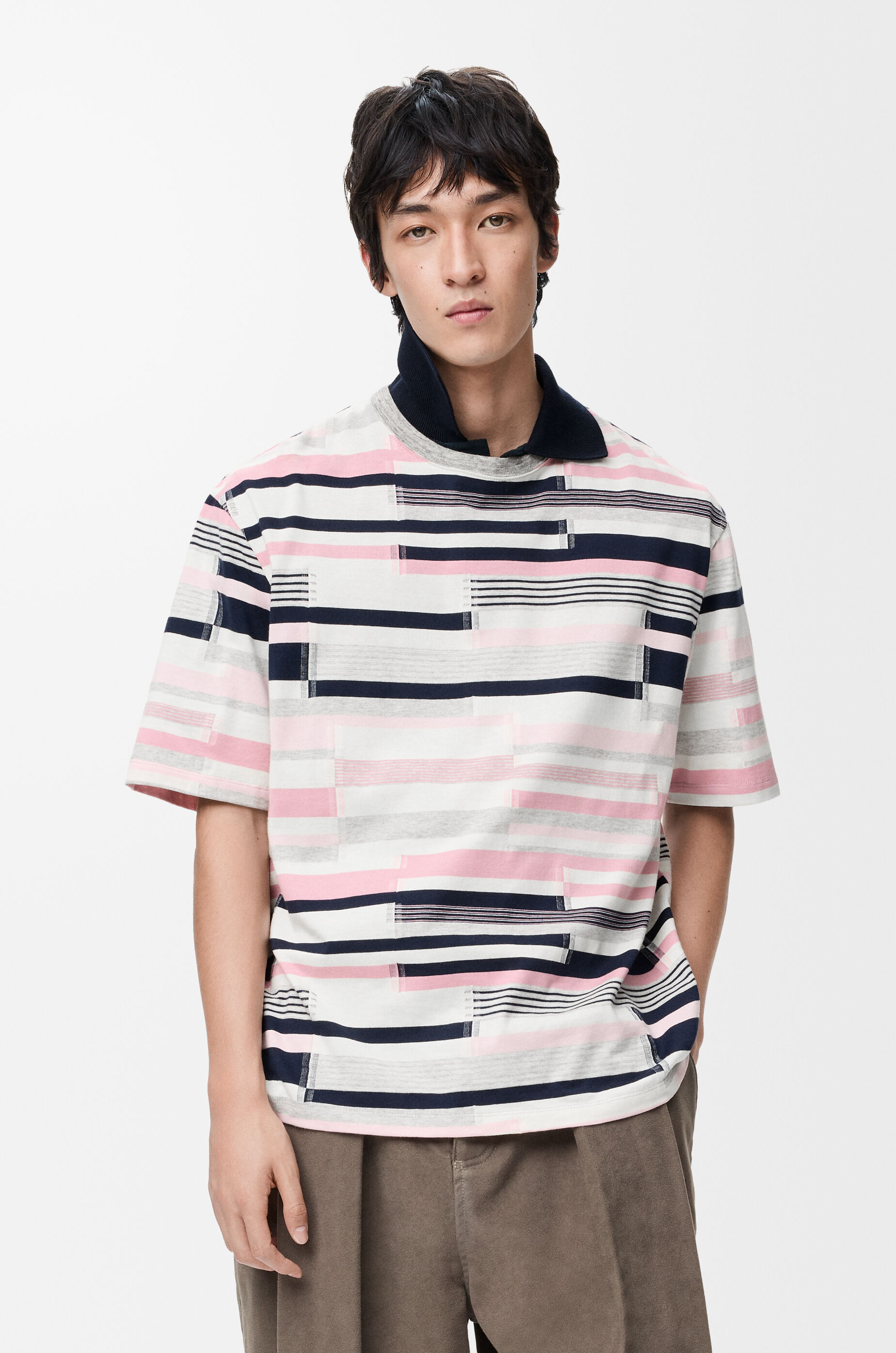 Loose fit T-shirt in cotton Pink - LOEWE International official