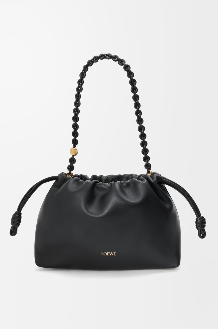 LOEWE フラメンコパース ミディアム（メローナパラム） ブラック